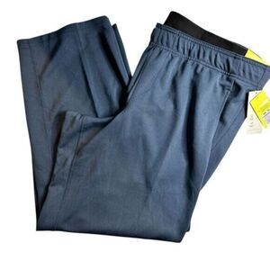 NWT All In Motion Plus Size NAVY Athletic Training Pants Drawstring Waist - XXL